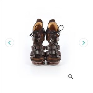 Brown L.A.M.B high pumps